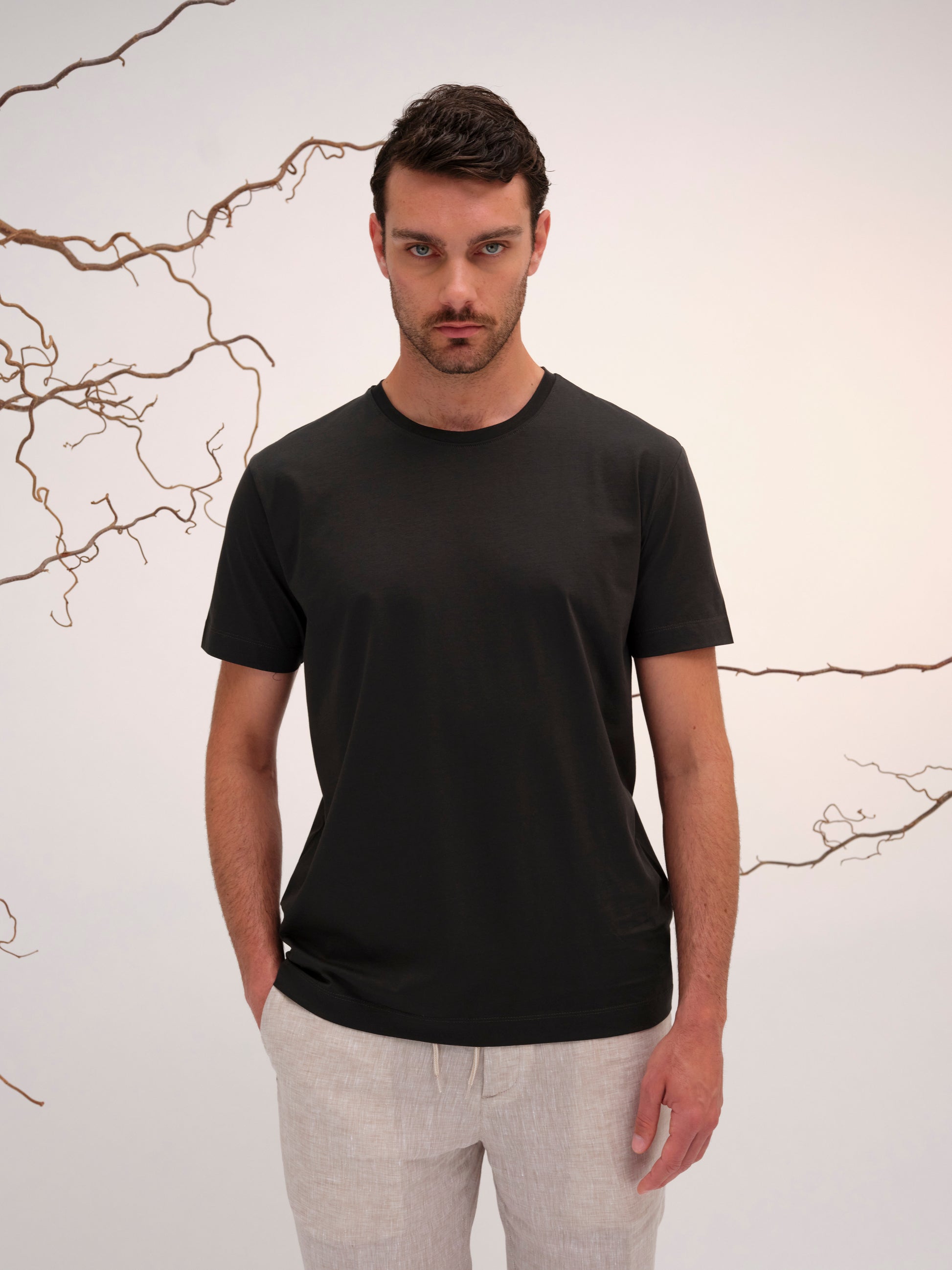 GIOVANNI T-SHIRT PINE GREEN