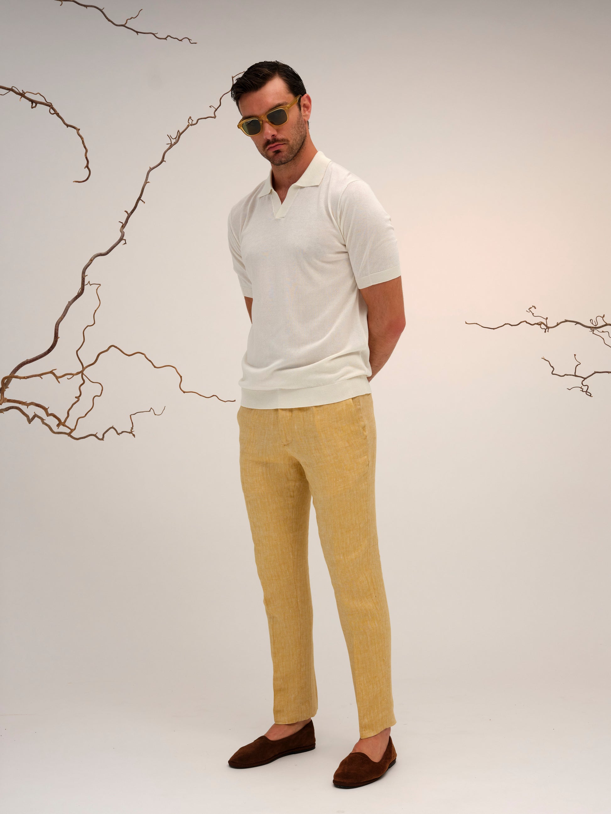 LEONARDO CLASSICAL TROUSER ZAFFRON