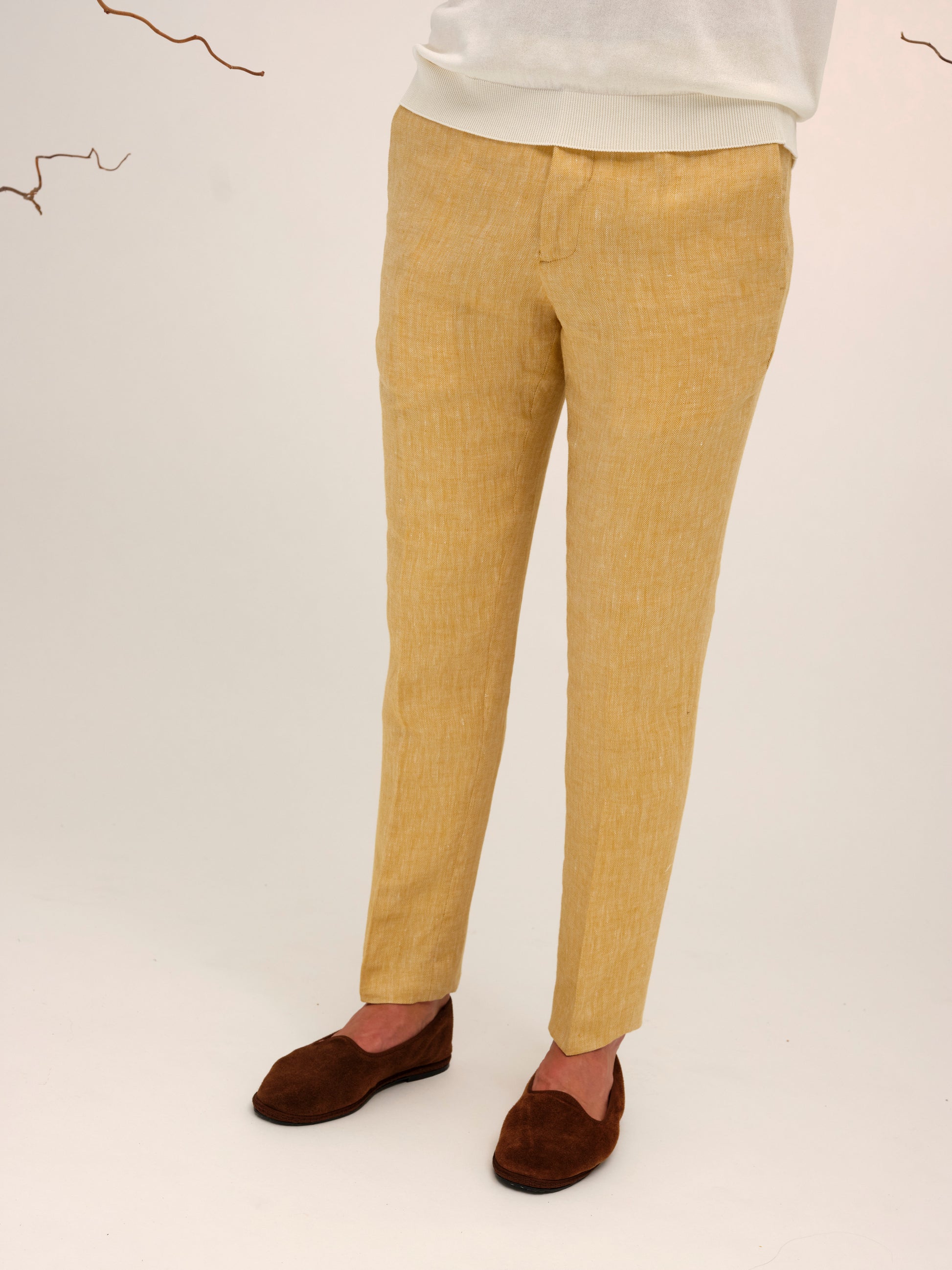 LEONARDO CLASSICAL TROUSER ZAFFRON