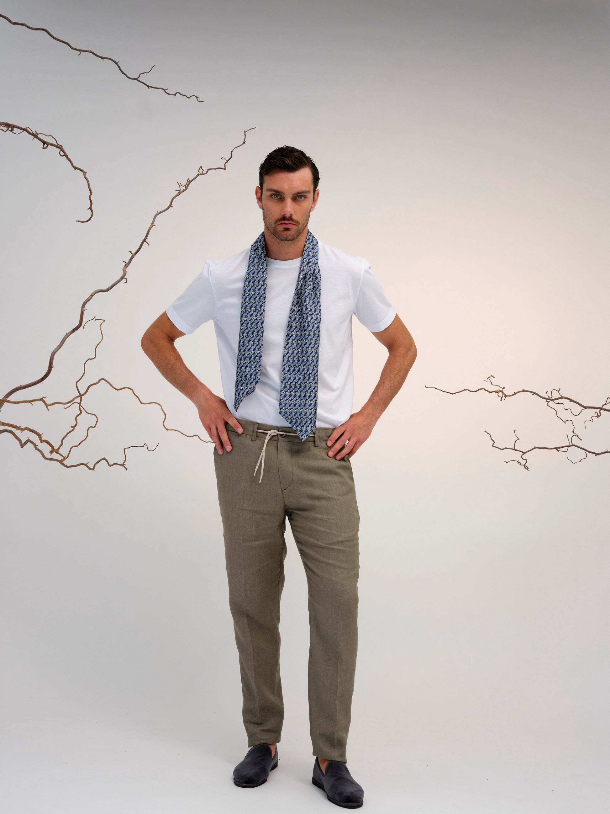 ROMEO TROUSER LINEN LIGHT GREEN