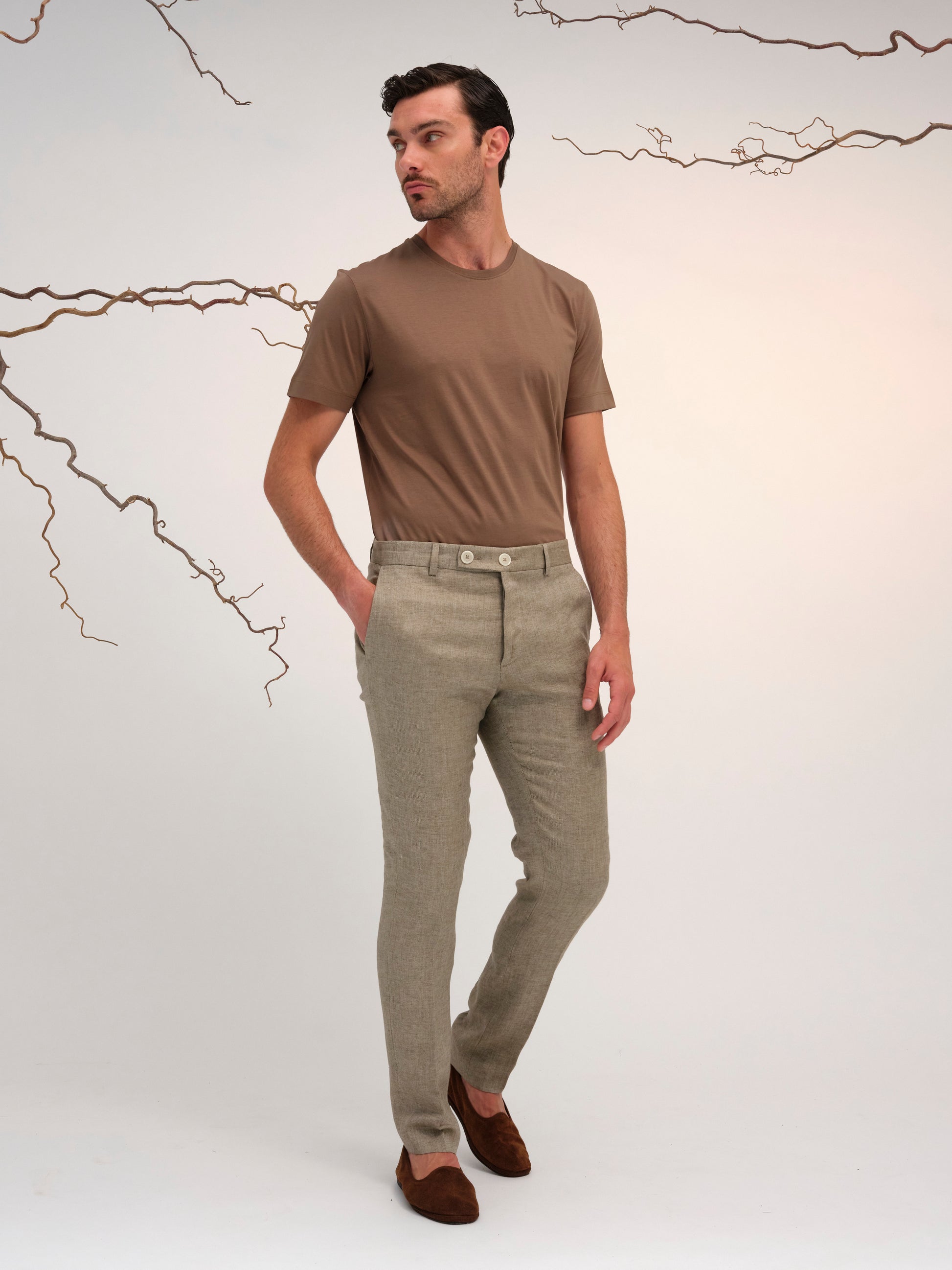 GIOVANNI DAILY T-SHIRT CAPPUCCINO