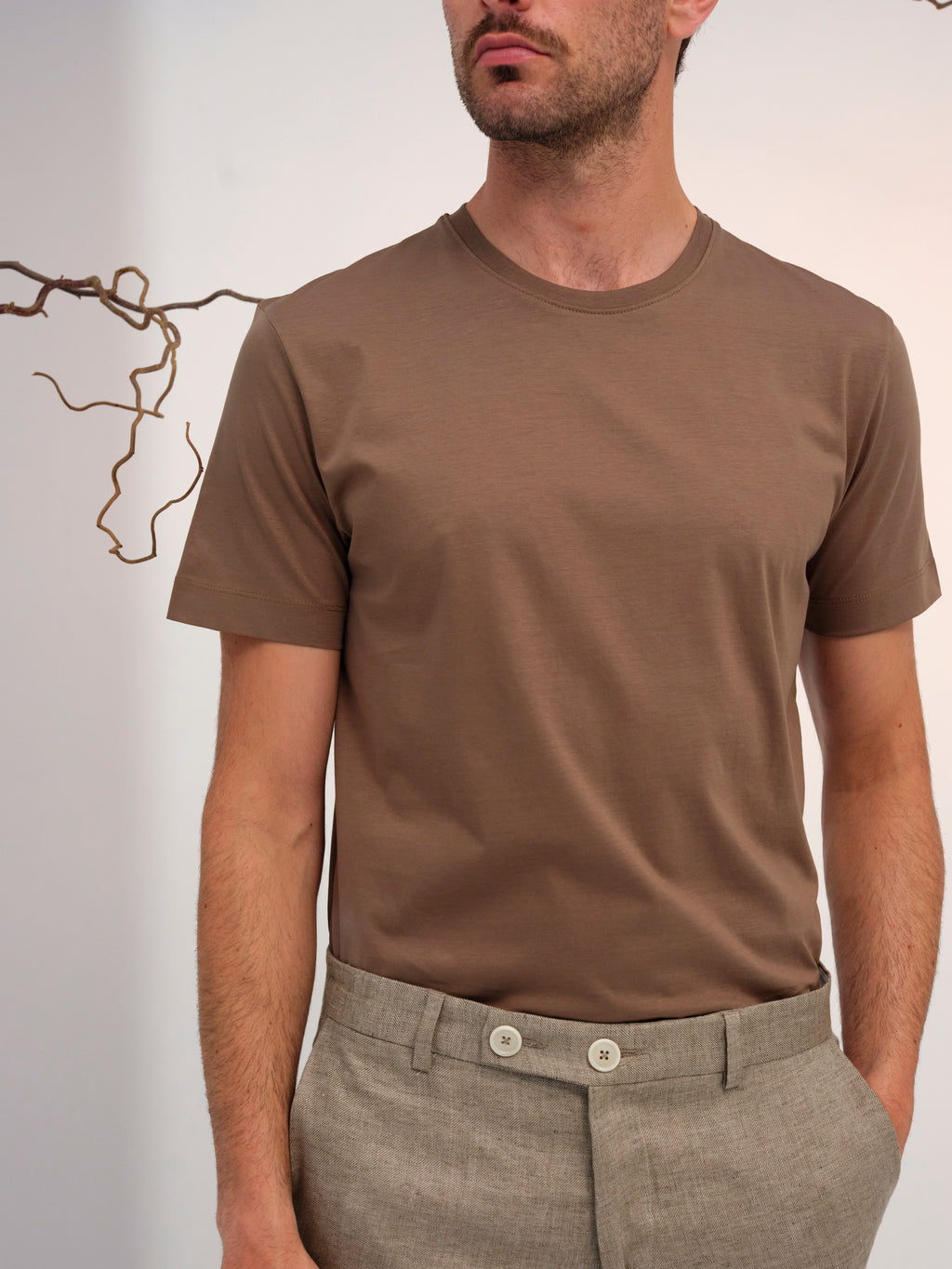 GIOVANNI DAILY T-SHIRT CAPPUCCINO