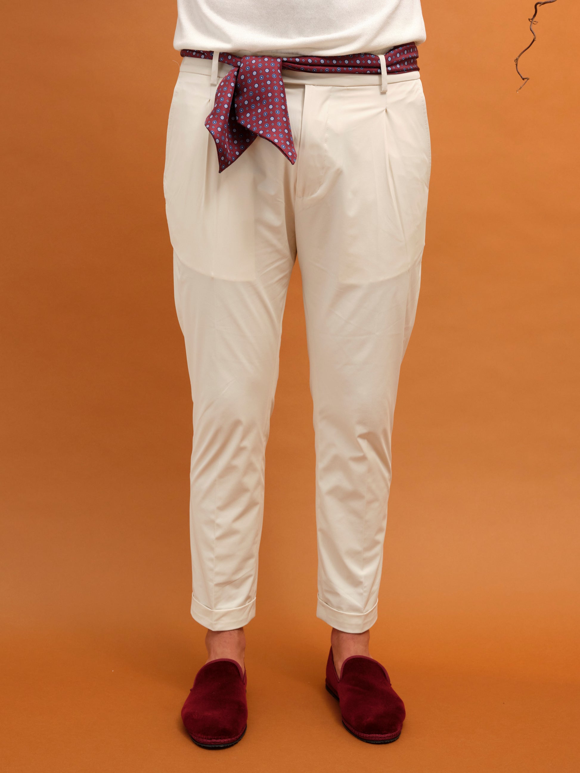 CORRADO TROUSER COMFORT NYLON WARM WHITE