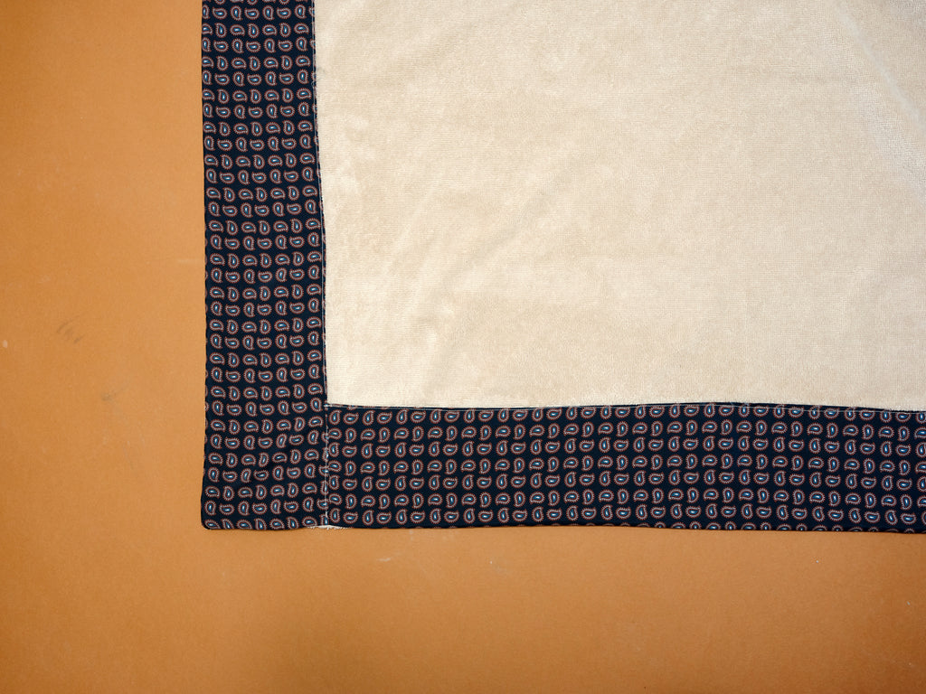 BEACHTOWEL BEIGE PATSELEY BLU