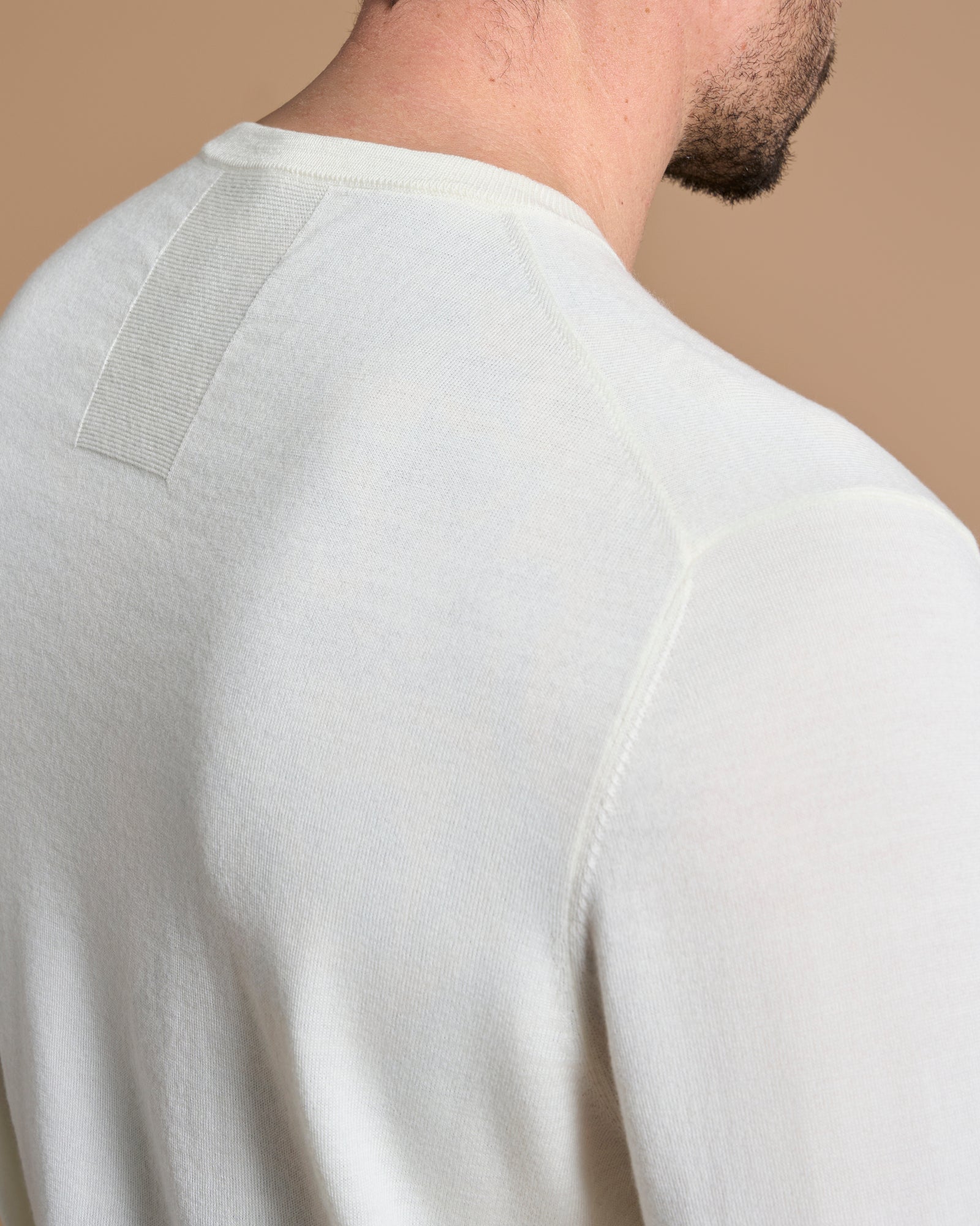 SWEATSHIRT CIRCLE NECK MILK WHITE