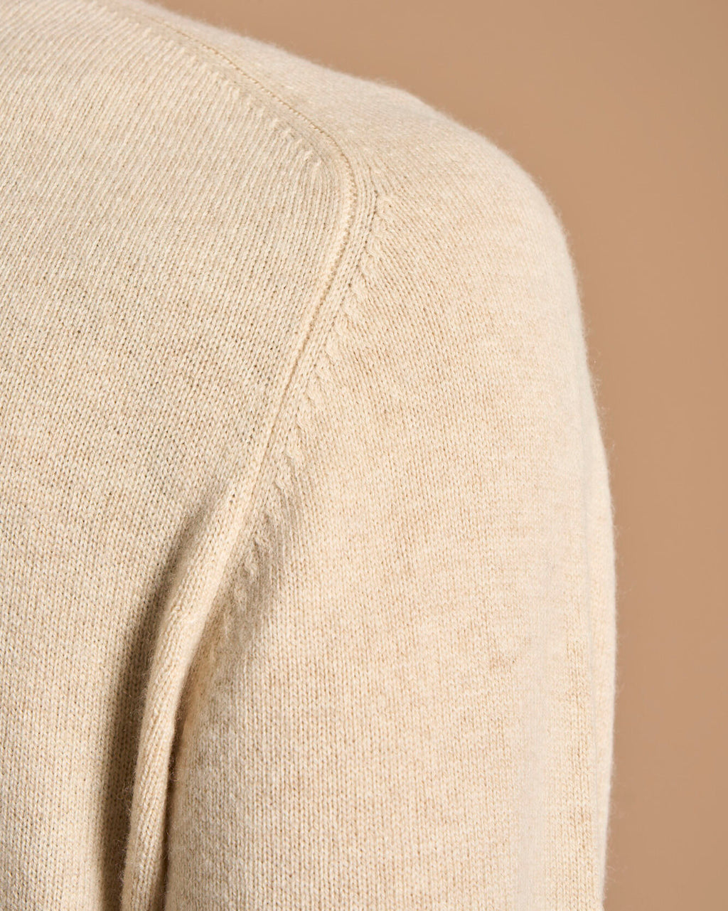 PULLOVER CIRCLE NECK NATURAL CREAM