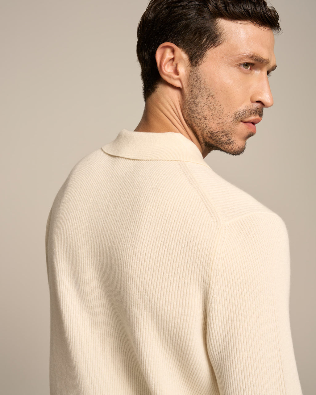 PULLOVER BUTTON BUTTER WHITE