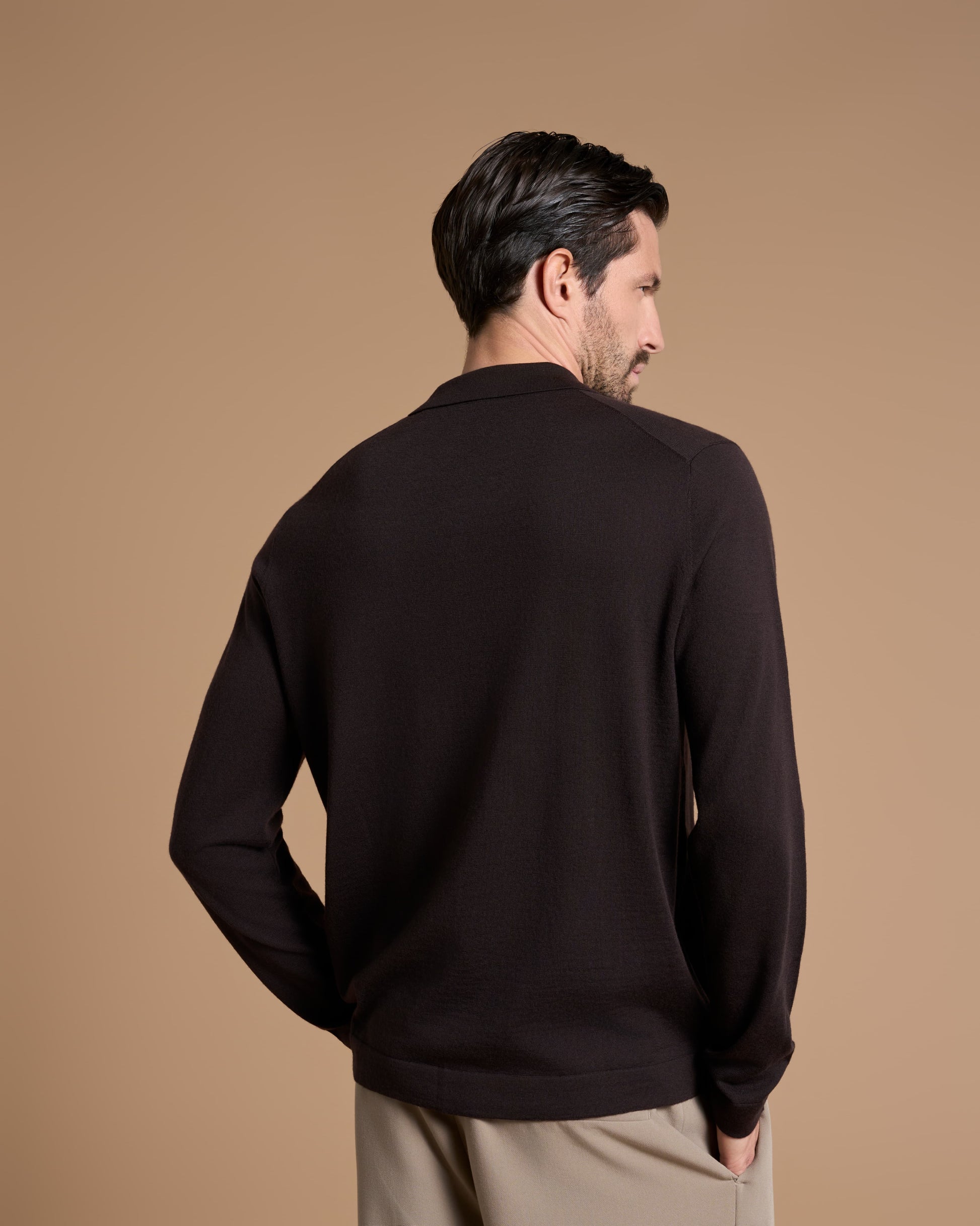 CARDIGAN SHIRT PRECIOUS BROWN