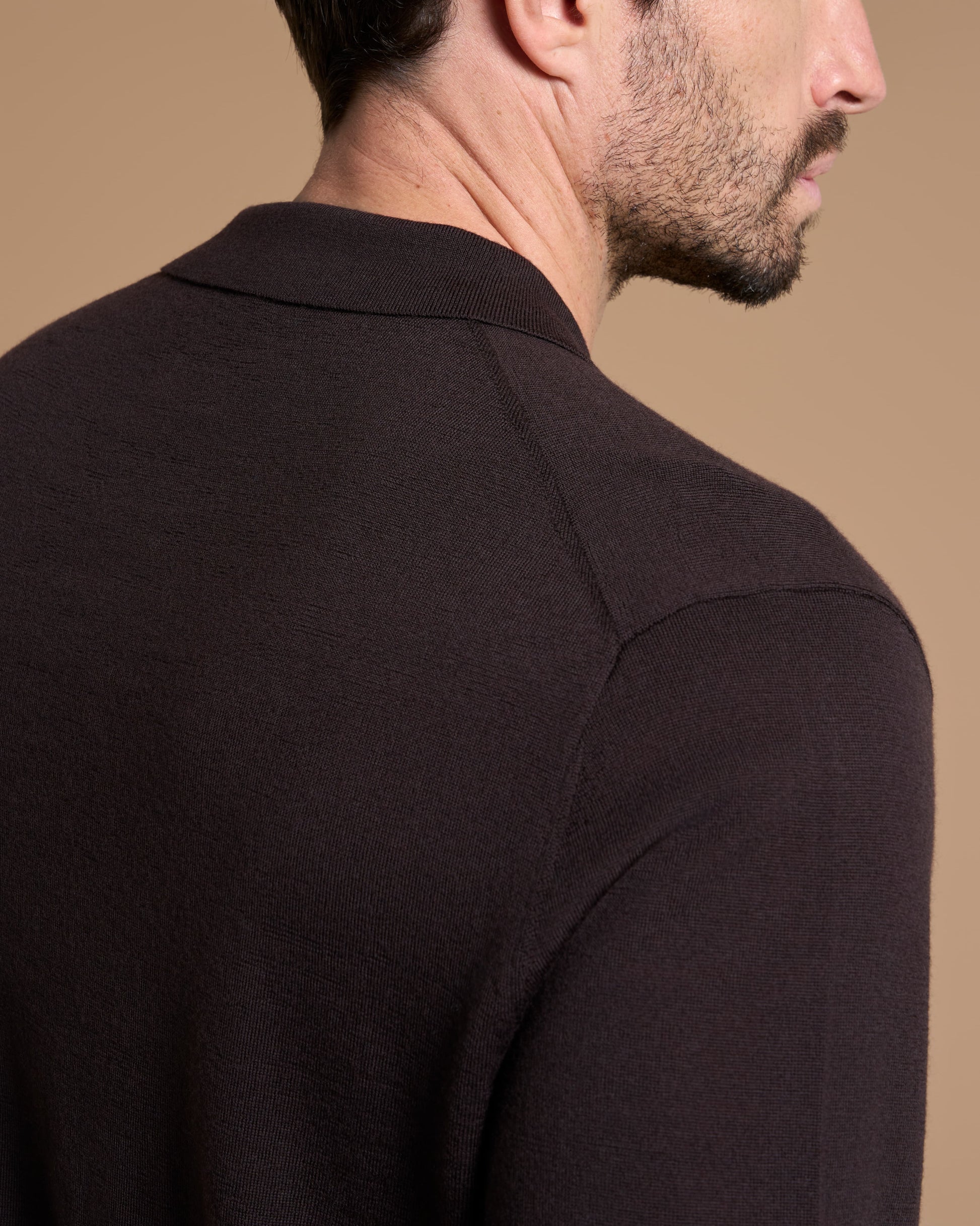 CARDIGAN SHIRT PRECIOUS BROWN