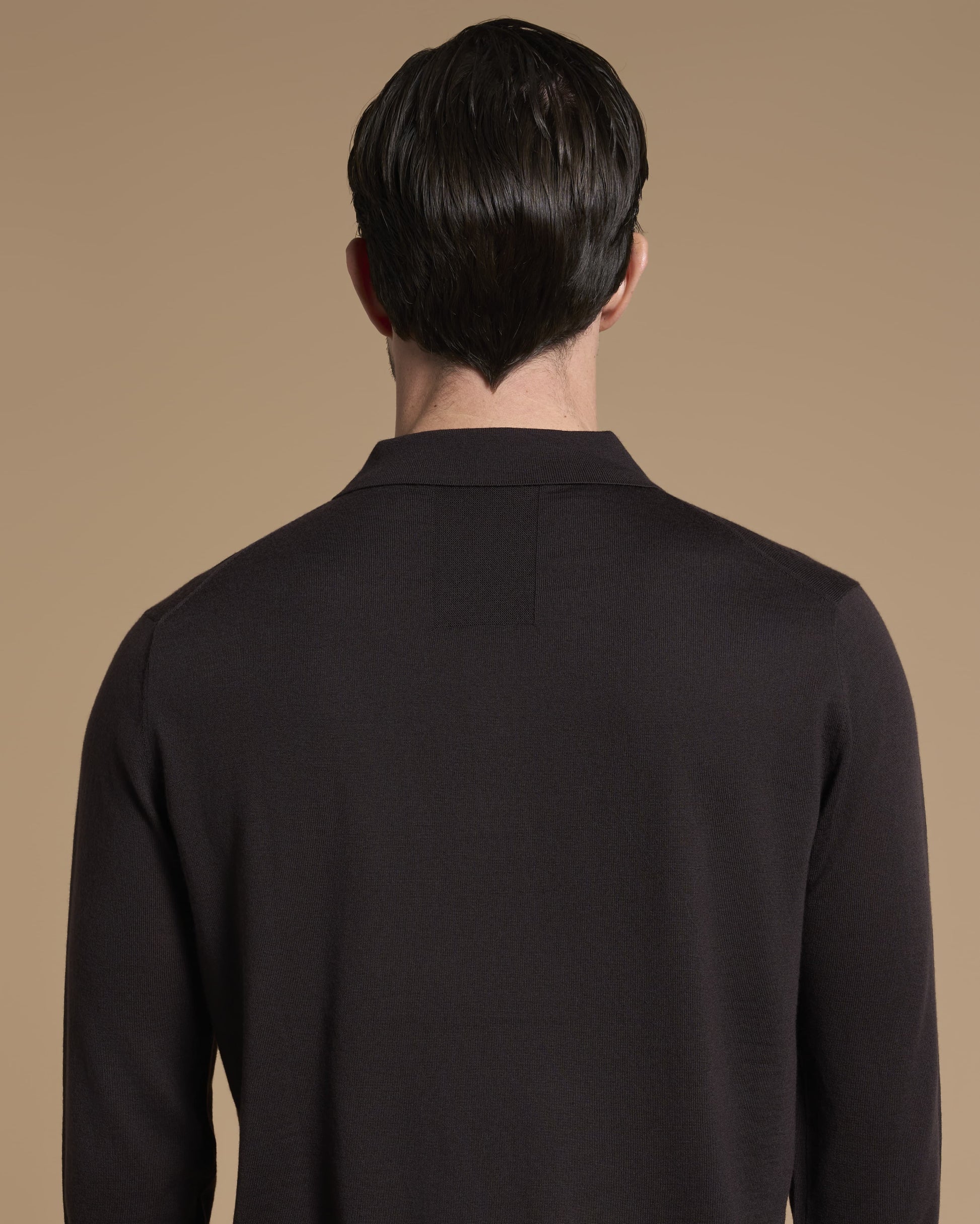 POLO BUTTON IN PRECIOUS BROWN