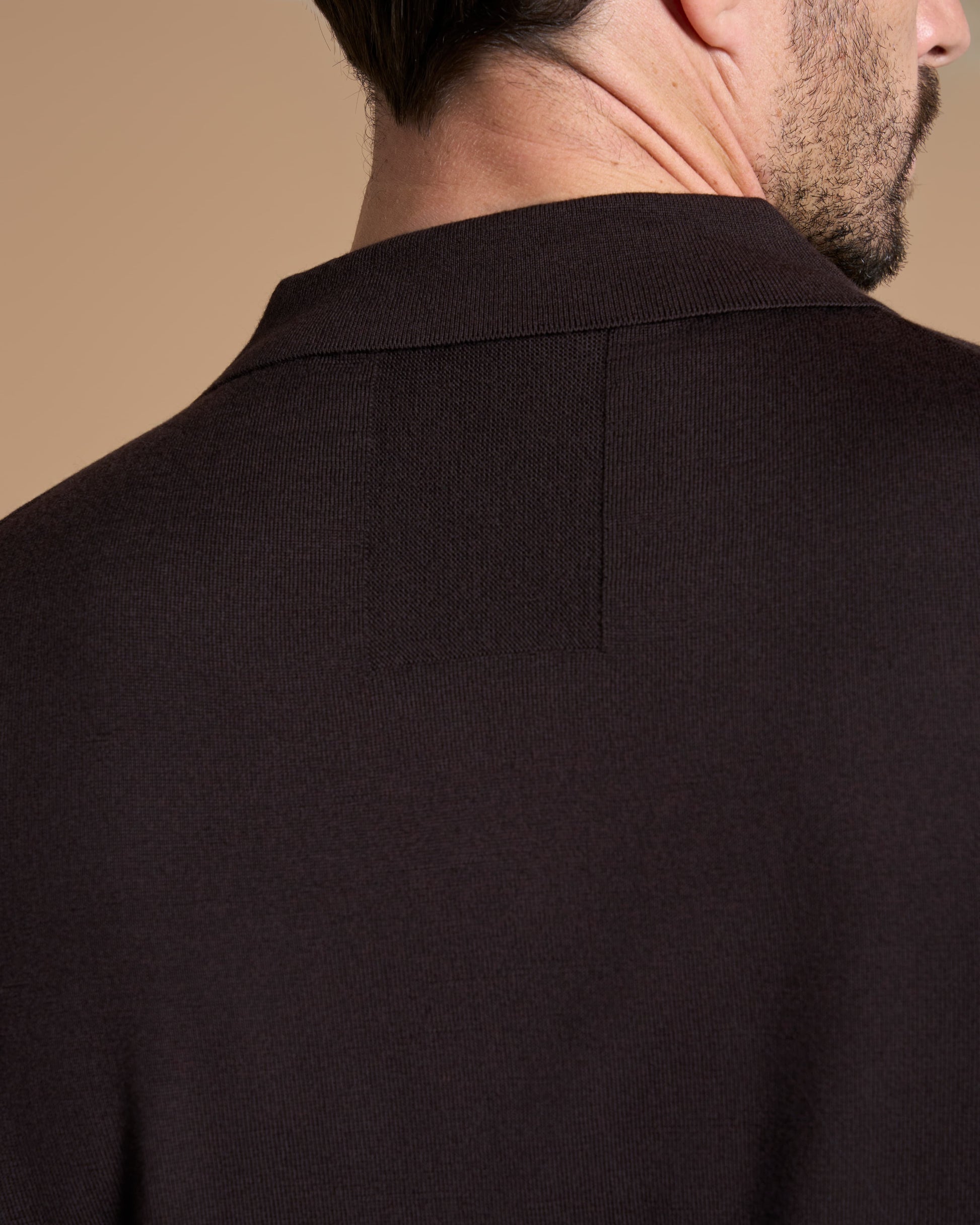 POLO BUTTON IN PRECIOUS BROWN