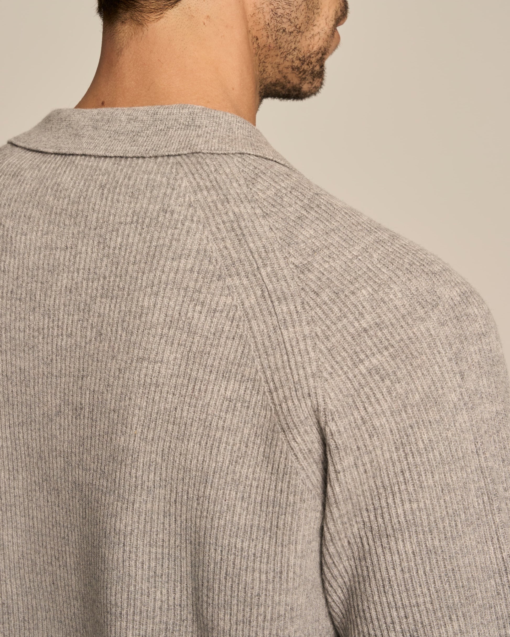 CARDIGAN BLAZER PEARL GREY