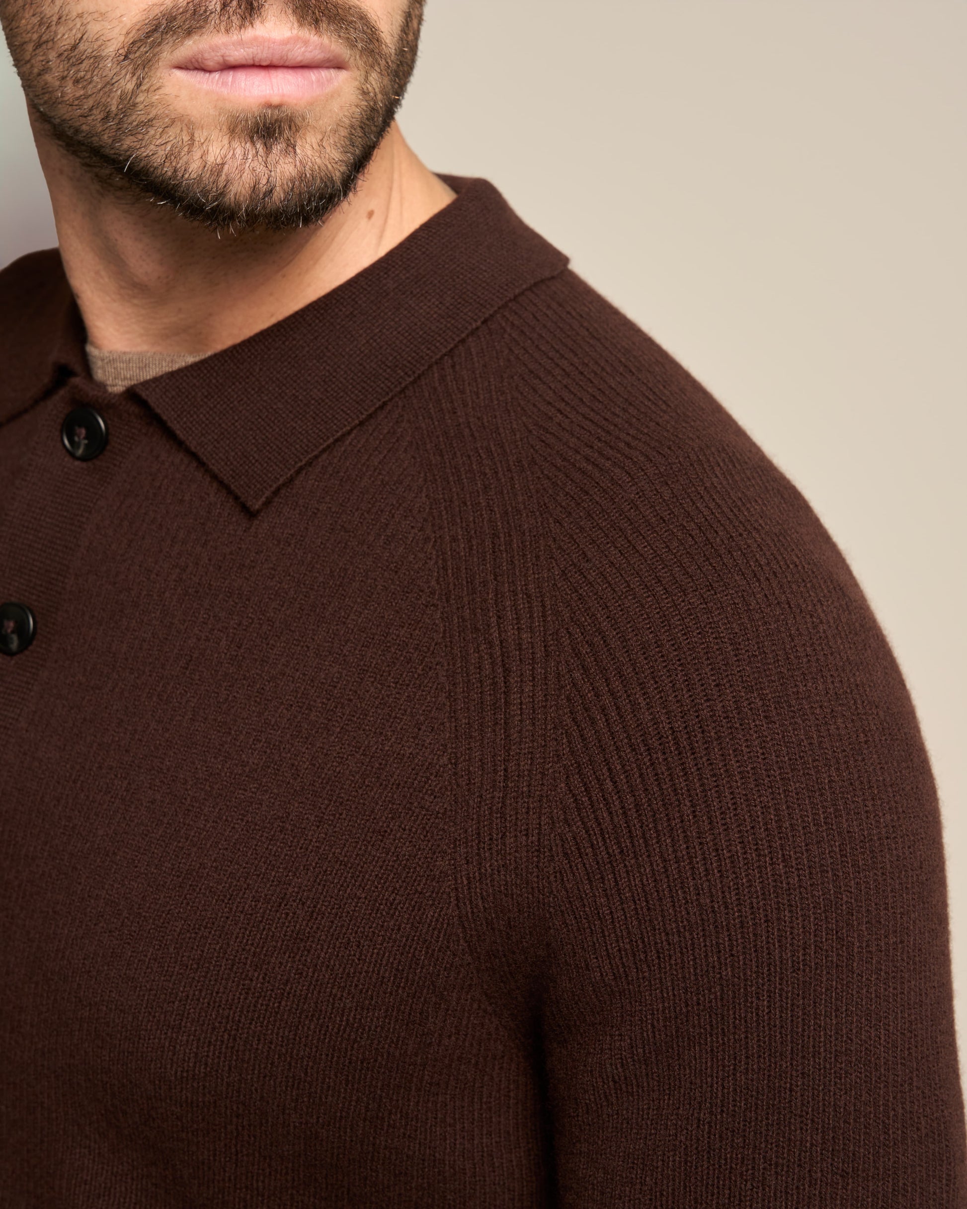 CARDIGAN BLAZER CHOCOLATE BROWN