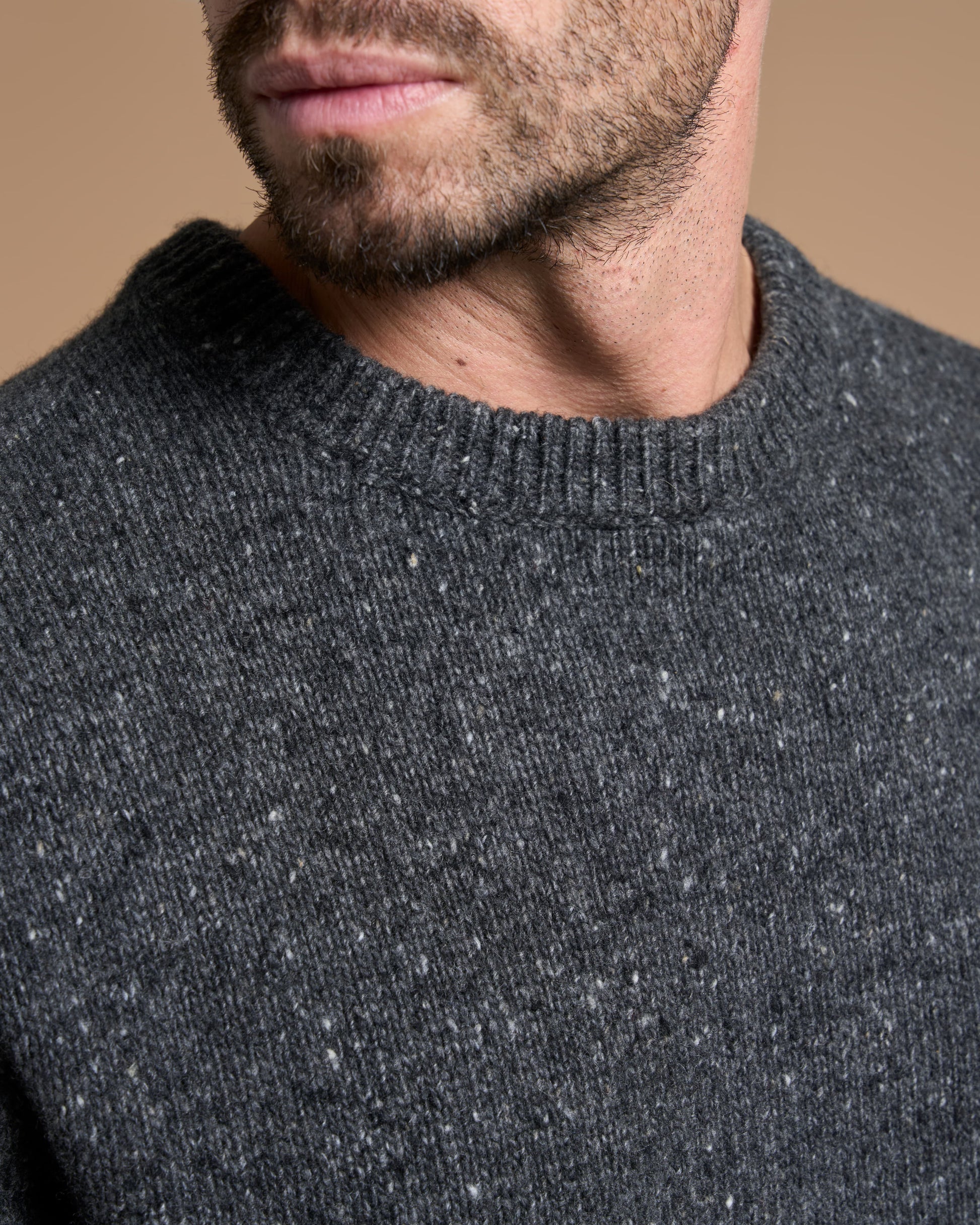 PULLOVER CIRCLE NECK SMOKE GREY