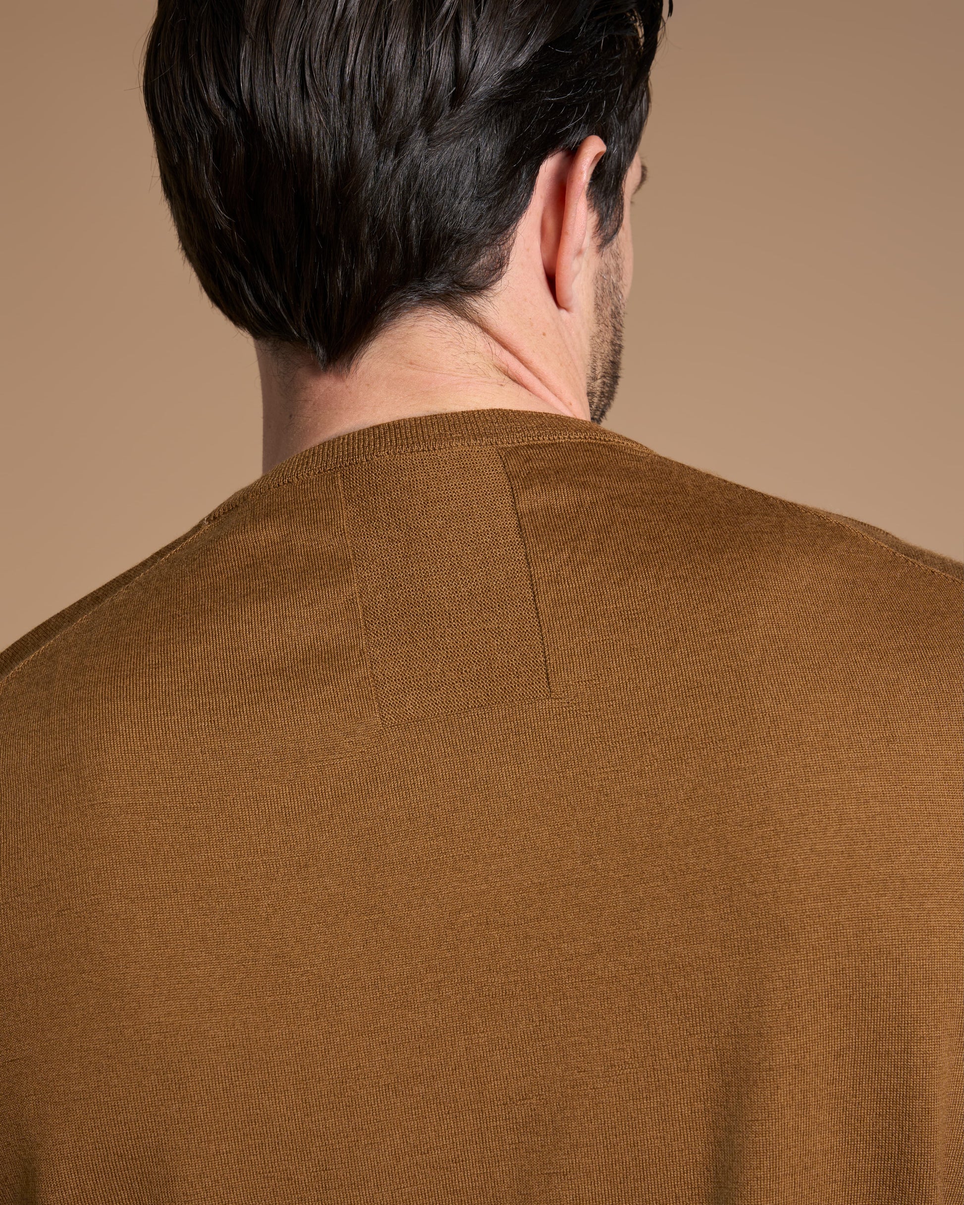 SWEATSHIRT CIRCLE NECK TOBACCO