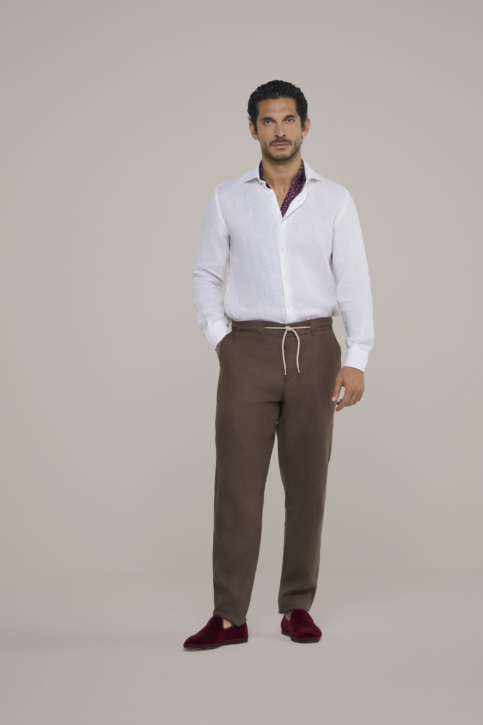 LINEN SHIRT CLASSY WHITE