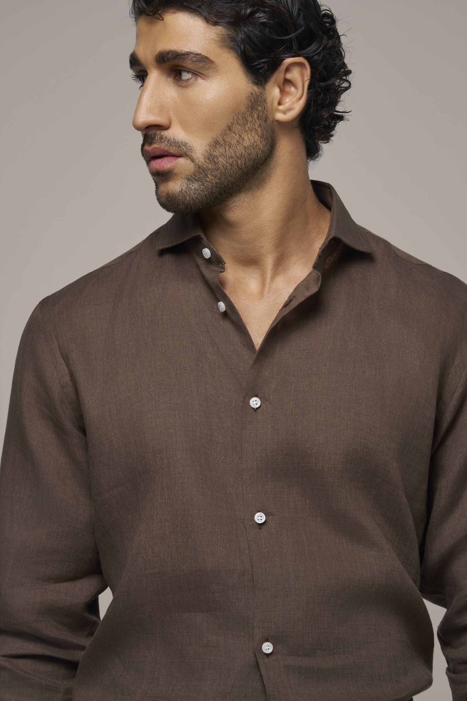 BERMUDA LINEN COFFEE BROWN