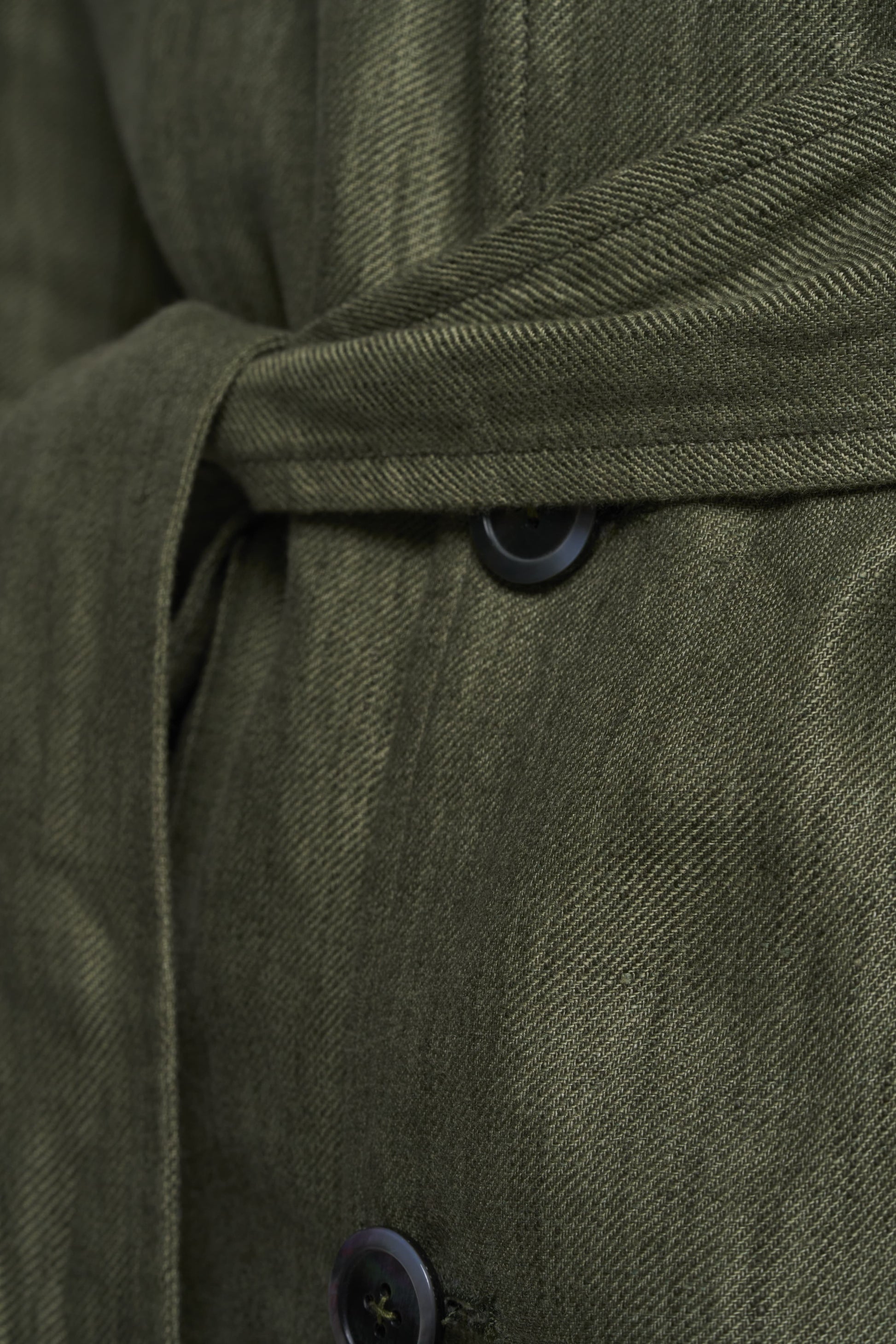 SAFARI JACKET LINEN OLIVE GREEN