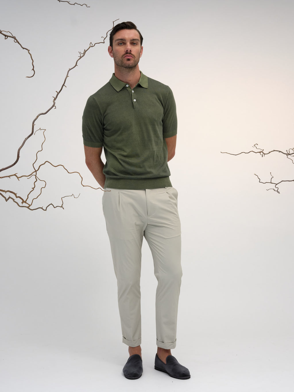 AMEDEO TECHNO ICE WHITE PANTS